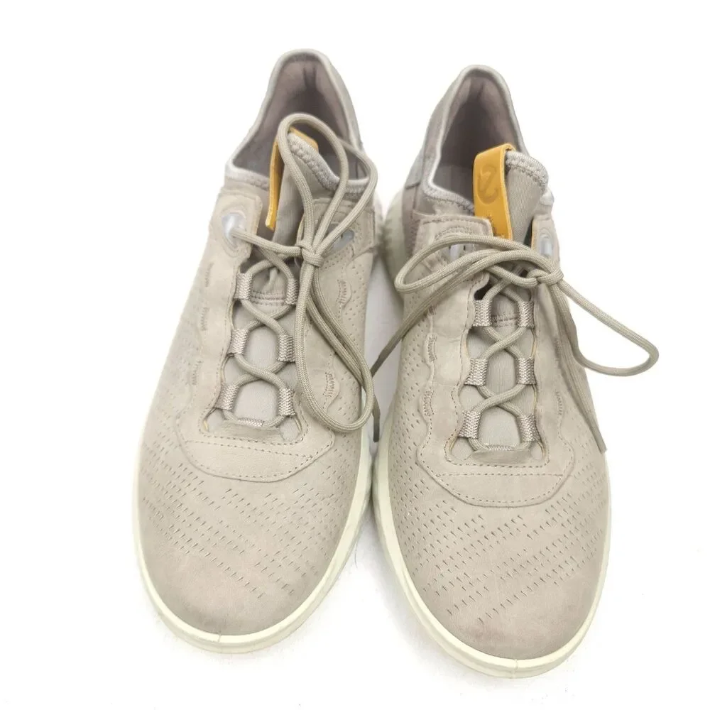 ECCO Men's St.1 Lite M Sneakers, Gray Nubuck Size 41 US 7-7.5